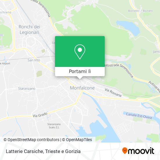 Mappa Latterie Carsiche