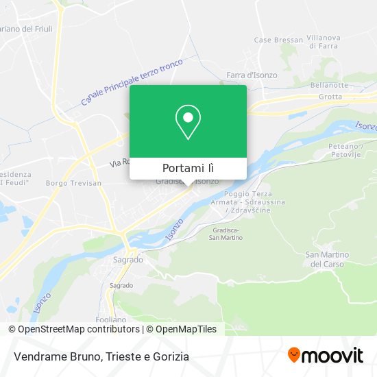 Mappa Vendrame Bruno
