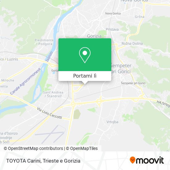 Mappa TOYOTA Carini