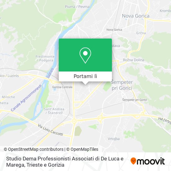 Mappa Studio Dema Professionisti Associati di De Luca e Marega