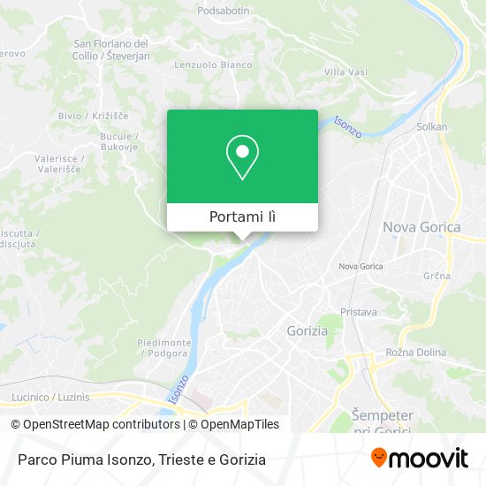 Mappa Parco Piuma Isonzo