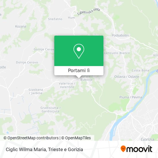 Mappa Ciglic Wilma Maria