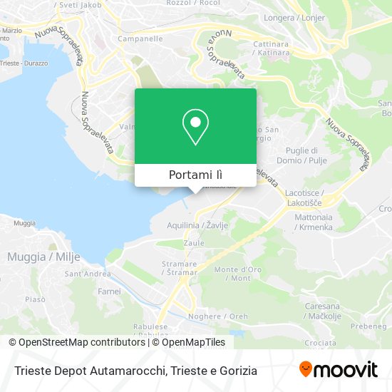 Mappa Trieste Depot Autamarocchi