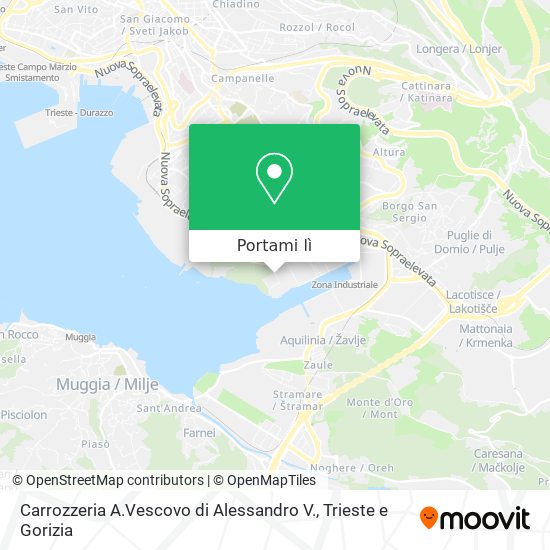 Mappa Carrozzeria A.Vescovo di Alessandro V.