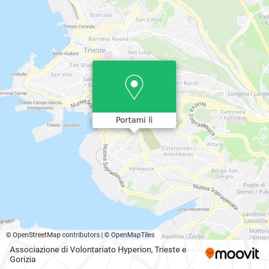 Mappa Associazione di Volontariato Hyperion