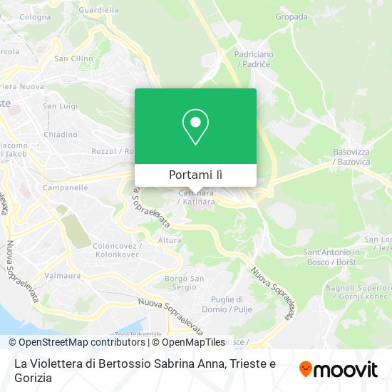 Mappa La Violettera di Bertossio Sabrina Anna