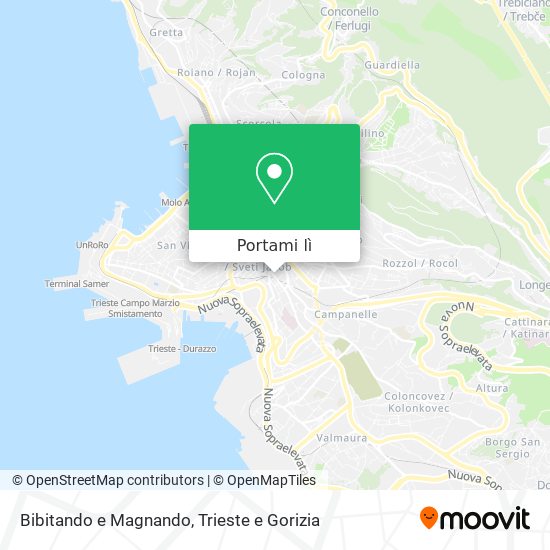 Mappa Bibitando e Magnando