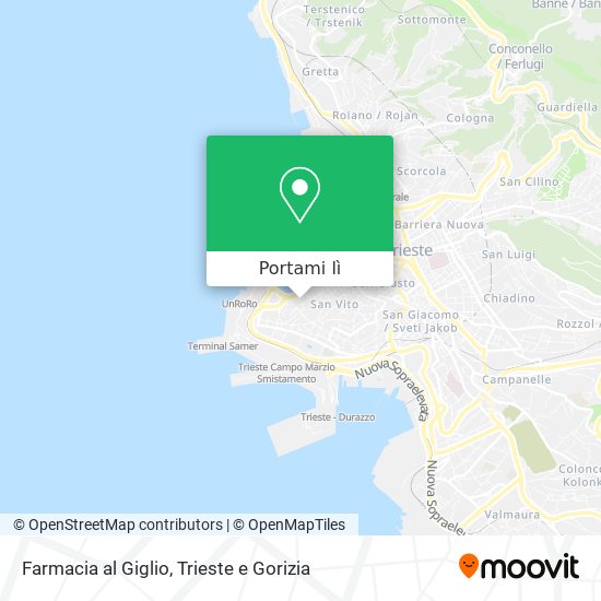 Mappa Farmacia al Giglio