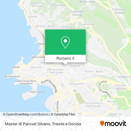 Mappa Master di Parovel Silvano