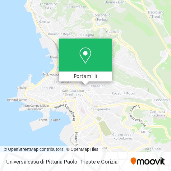 Mappa Universalcasa di Pittana Paolo