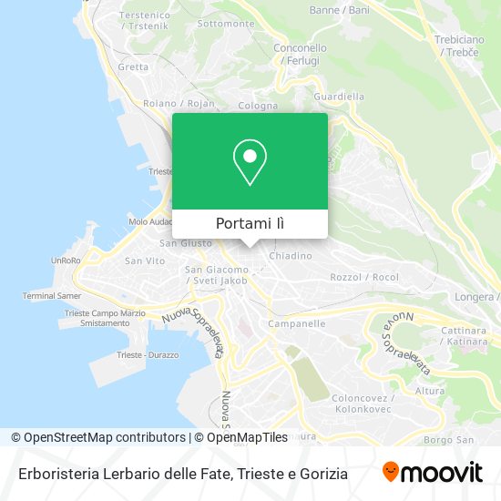 Mappa Erboristeria Lerbario delle Fate