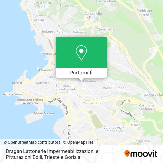 Mappa Dragan Lattonerie Impermeabilizzazioni e Pitturazioni Edili