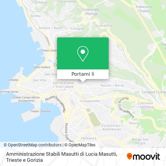 Mappa Amministrazione Stabili Masutti di Lucia Masutti
