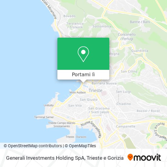 Mappa Generali Investments Holding SpA