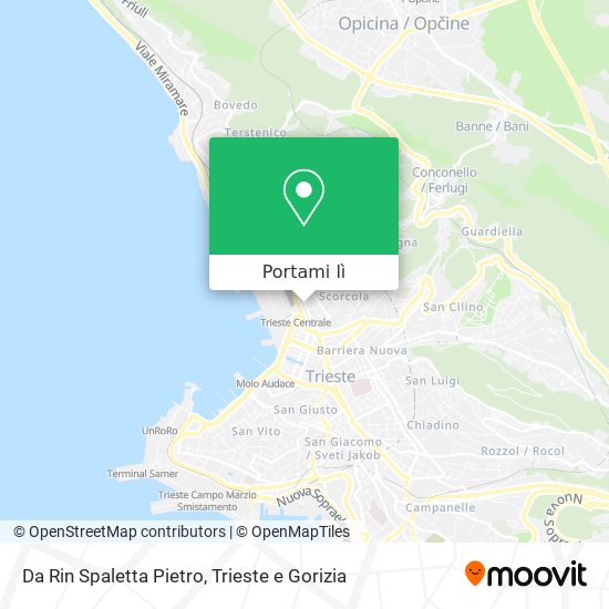Mappa Da Rin Spaletta Pietro