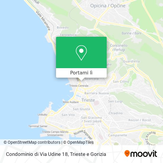 Mappa Condominio di Via Udine 18