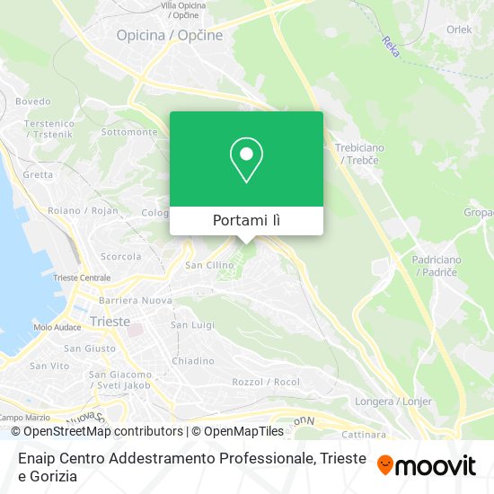 Mappa Enaip Centro Addestramento Professionale