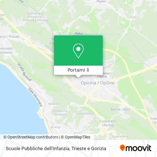 Mappa Scuole Pubbliche dell'Infanzia