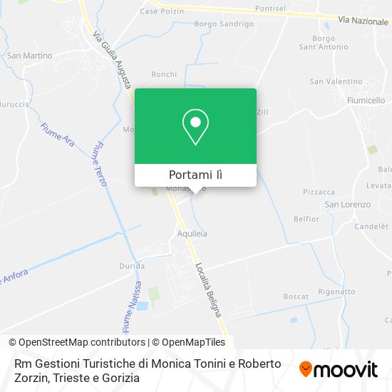 Mappa Rm Gestioni Turistiche di Monica Tonini e Roberto Zorzin