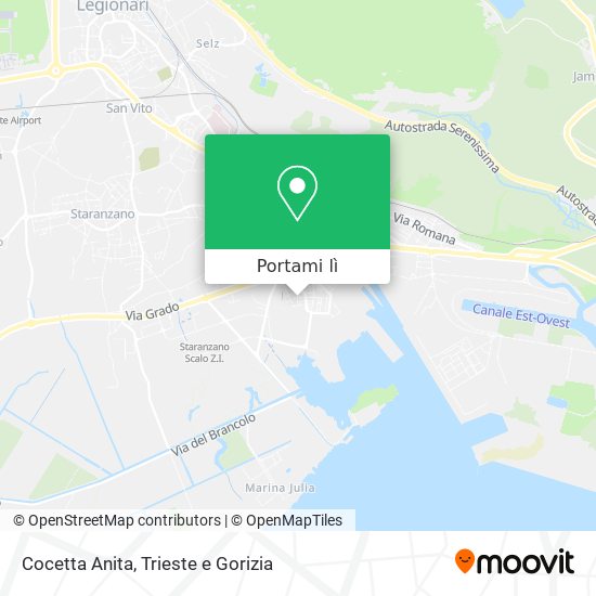 Mappa Cocetta Anita