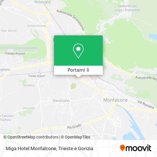 Mappa Miga Hotel Monfalcone