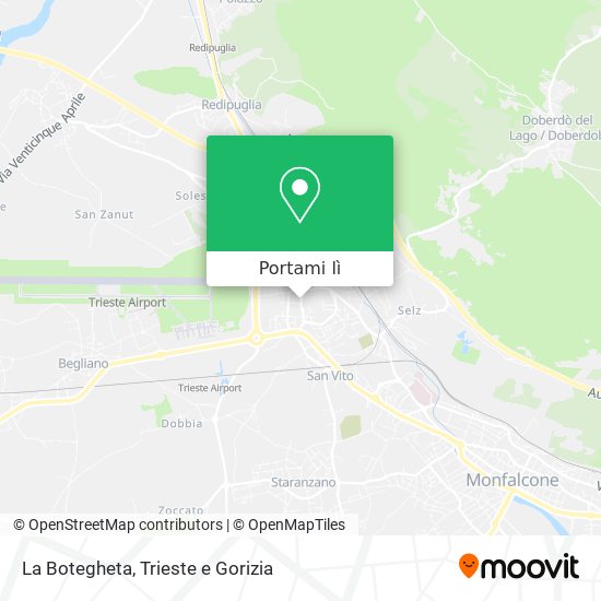 Mappa La Botegheta