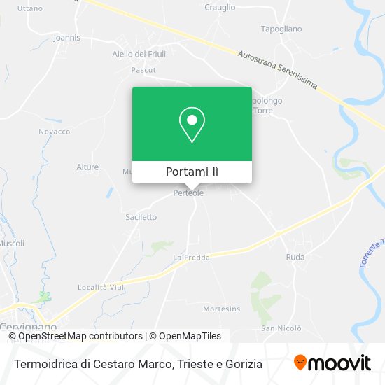 Mappa Termoidrica di Cestaro Marco