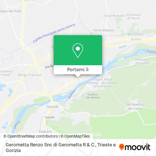 Mappa Gerometta Renzo Snc di Gerometta R.& C.