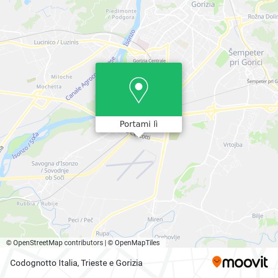 Mappa Codognotto Italia