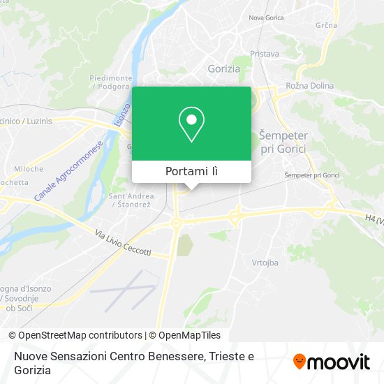 Mappa Nuove Sensazioni Centro Benessere