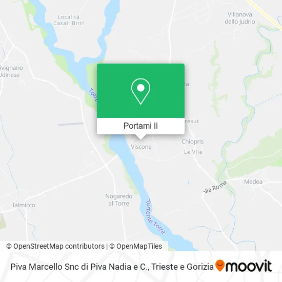 Mappa Piva Marcello Snc di Piva Nadia e C.
