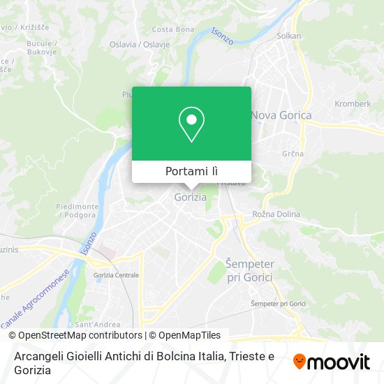 Mappa Arcangeli Gioielli Antichi di Bolcina Italia
