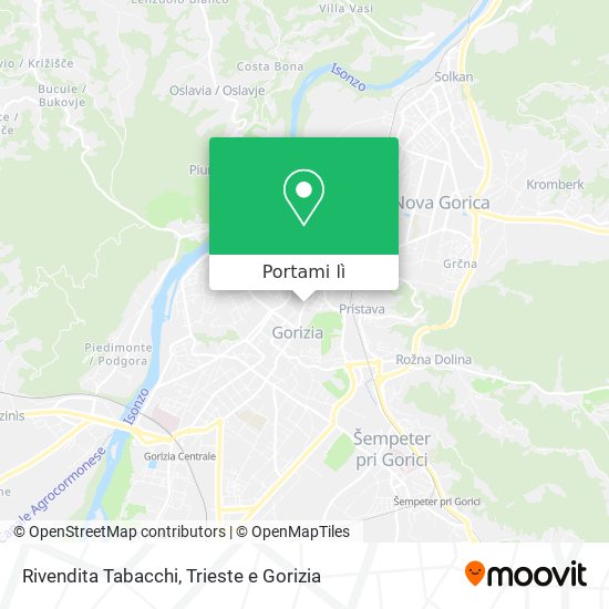 Mappa Rivendita Tabacchi