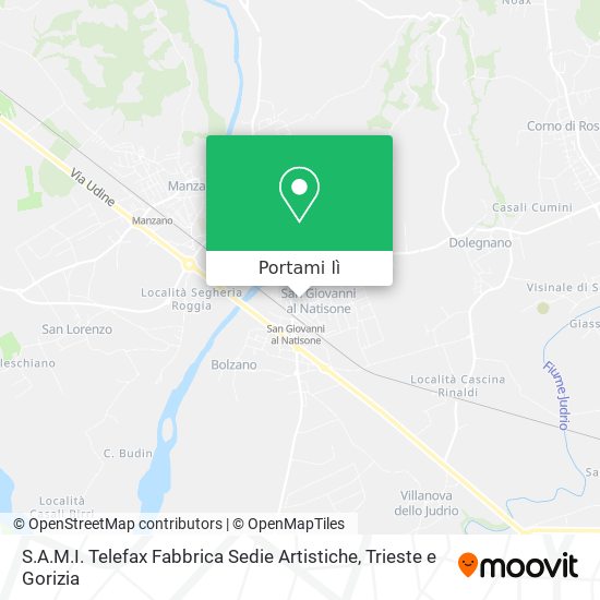 Mappa S.A.M.I. Telefax Fabbrica Sedie Artistiche