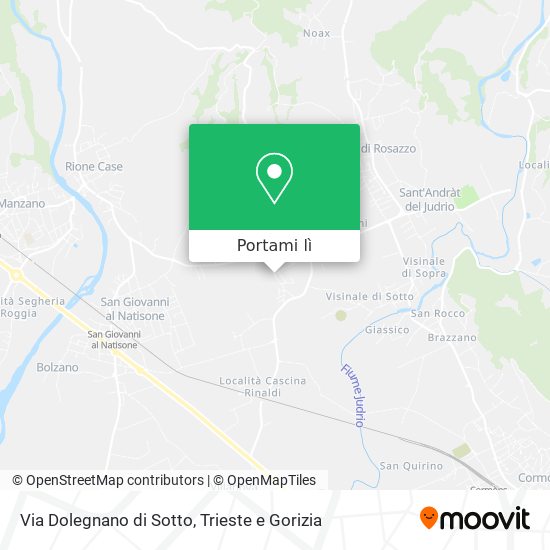 Mappa Via Dolegnano di Sotto