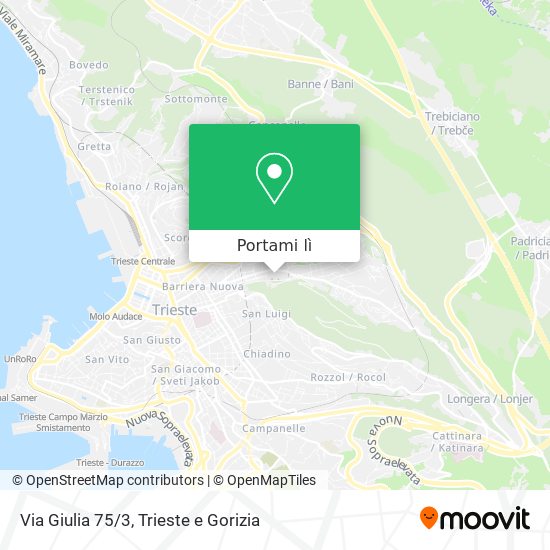 Mappa Via Giulia 75/3