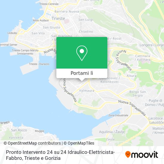 Mappa Pronto Intervento 24 su 24 Idraulico-Elettricista-Fabbro