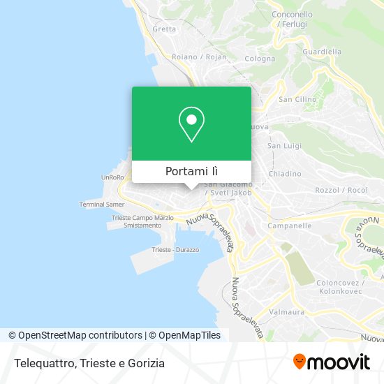 Mappa Telequattro