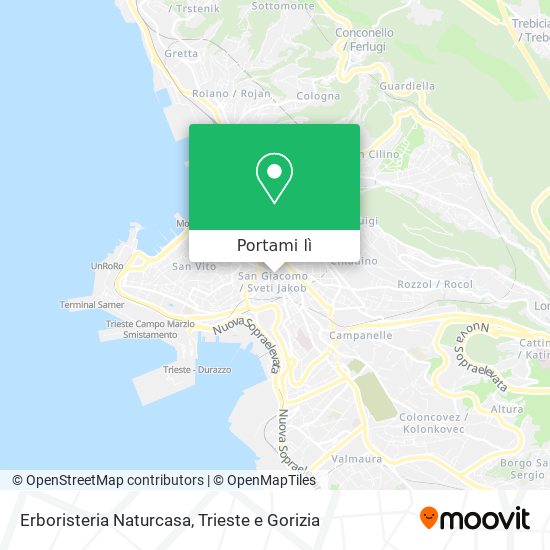Mappa Erboristeria Naturcasa