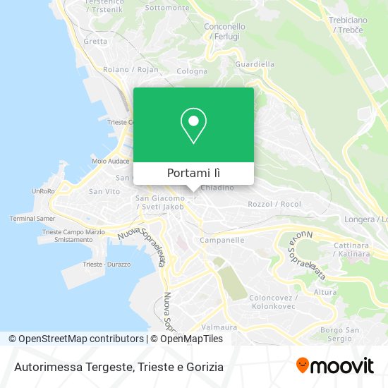 Mappa Autorimessa Tergeste