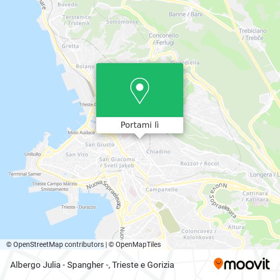 Mappa Albergo Julia - Spangher -