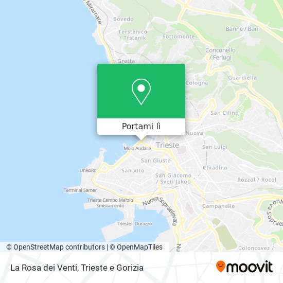 Mappa La Rosa dei Venti