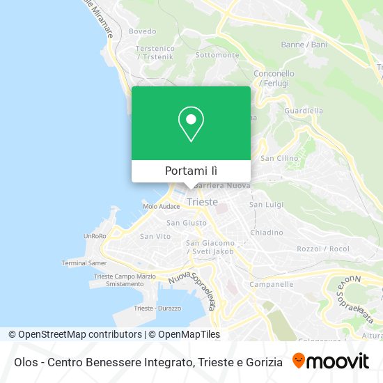 Mappa Olos - Centro Benessere Integrato