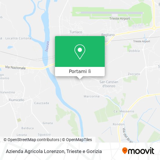 Mappa Azienda Agricola Lorenzon