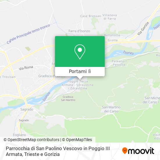 Mappa Parrocchia di San Paolino Vescovo in Poggio III Armata