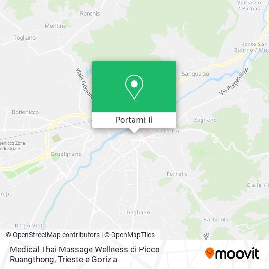 Mappa Medical Thai Massage Wellness di Picco Ruangthong