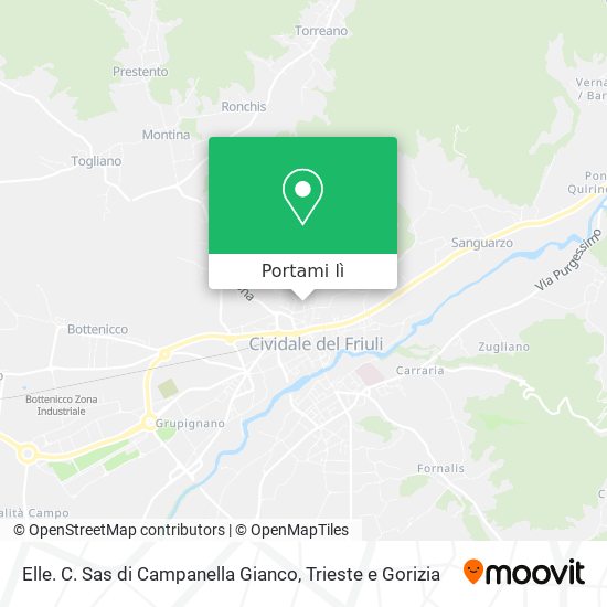 Mappa Elle. C. Sas di Campanella Gianco
