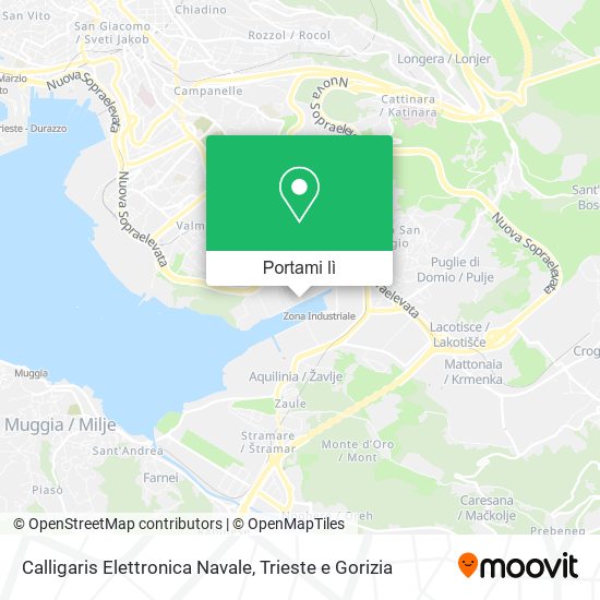 Mappa Calligaris Elettronica Navale