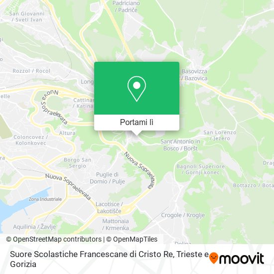 Mappa Suore Scolastiche Francescane di Cristo Re