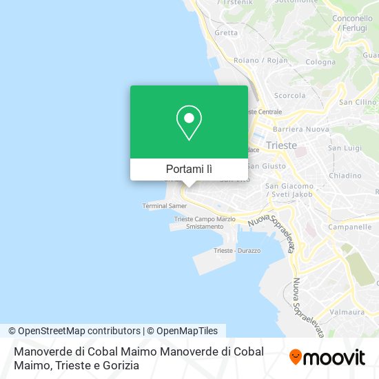Mappa Manoverde di Cobal Maimo Manoverde di Cobal Maimo